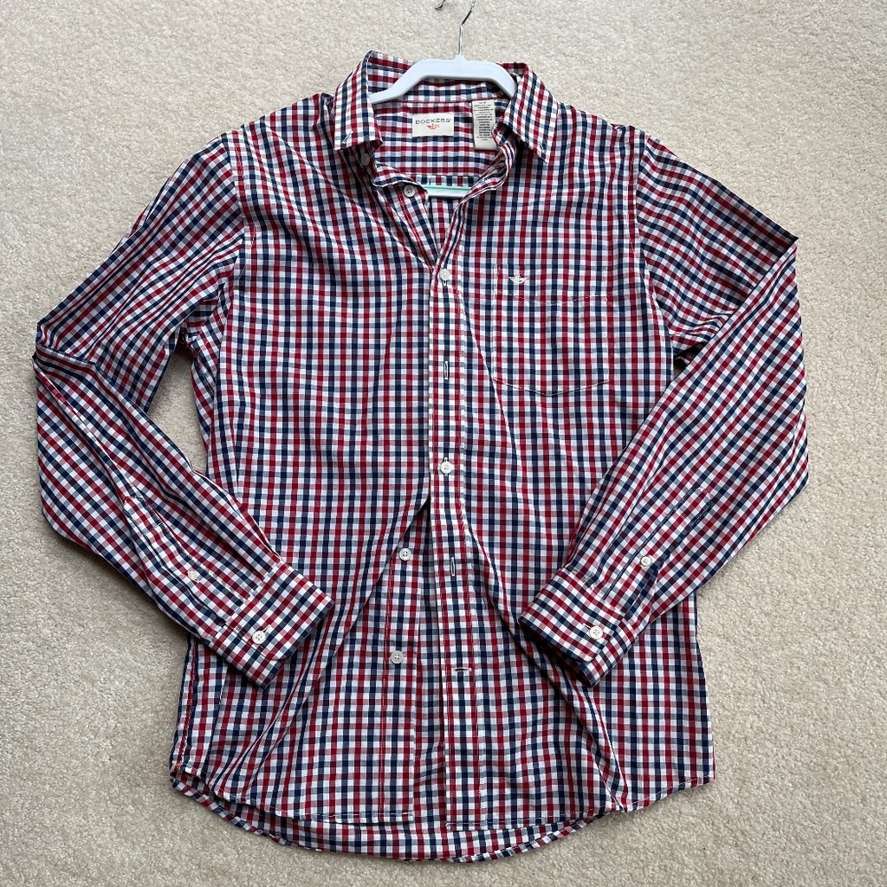 Dockers Plaid Button Up Shirt